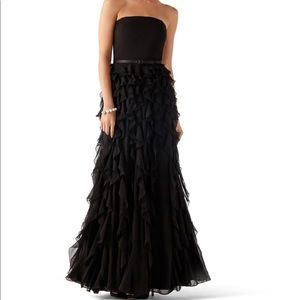 White House Black Market Waterfall gown size 14